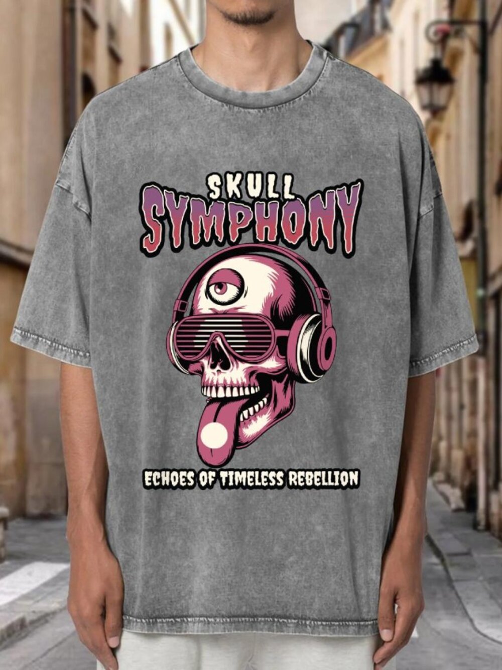 Symphony Headphones Punk Streetwear T-shirt RF5HOFFPAK02